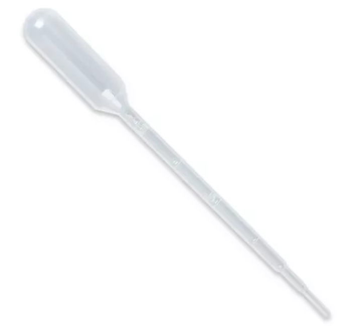 PIPETA DE TRANSFERENCIA; NO ESTÉRIL; CAPACIDAD 3 ml; CAJA 500 PIEZAS; MARCA HEATHROW SCIENTIFIC